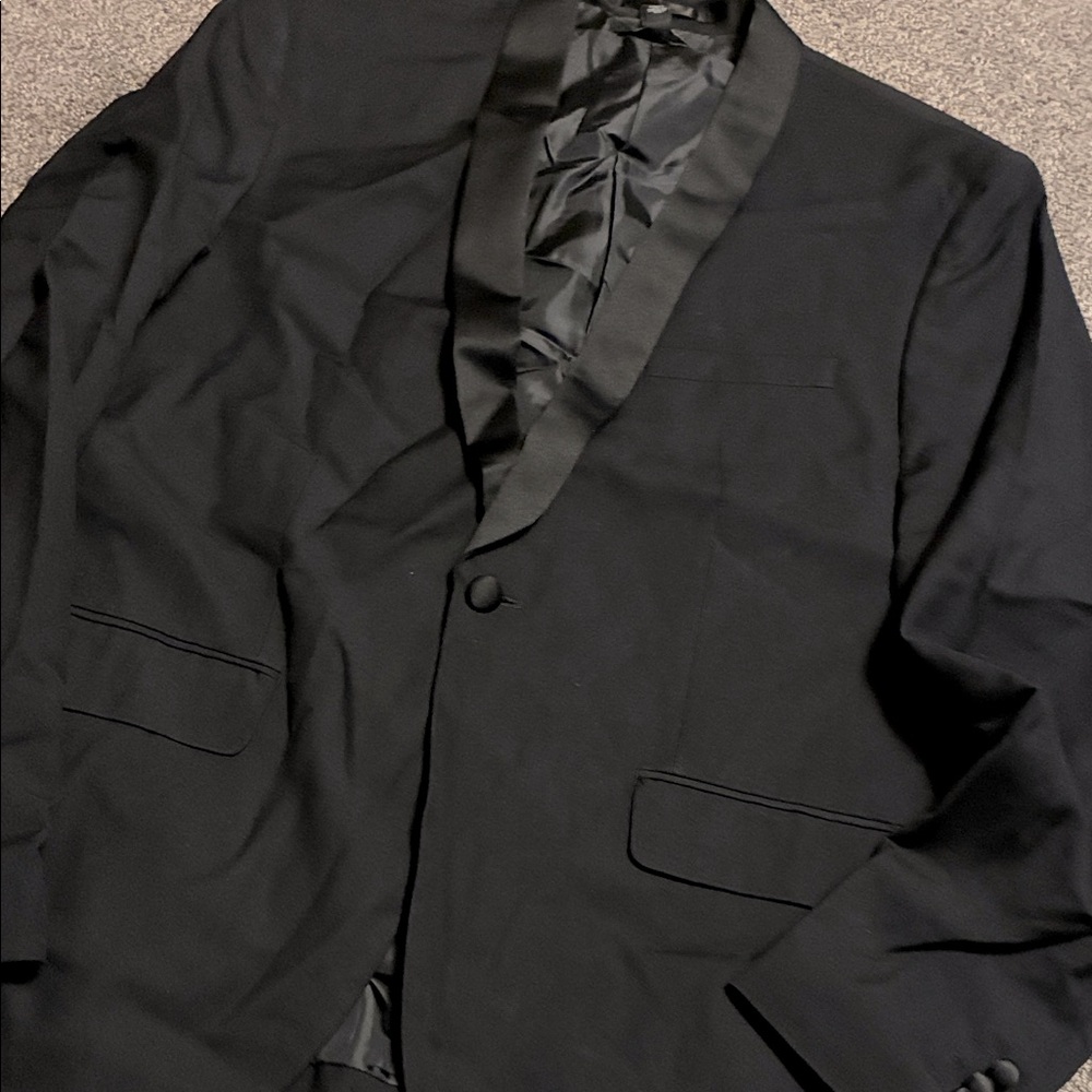Classic Black Men's Blazer Retro